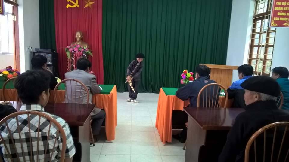 Lễ tổng kết lớp khèn Mông năm 2017